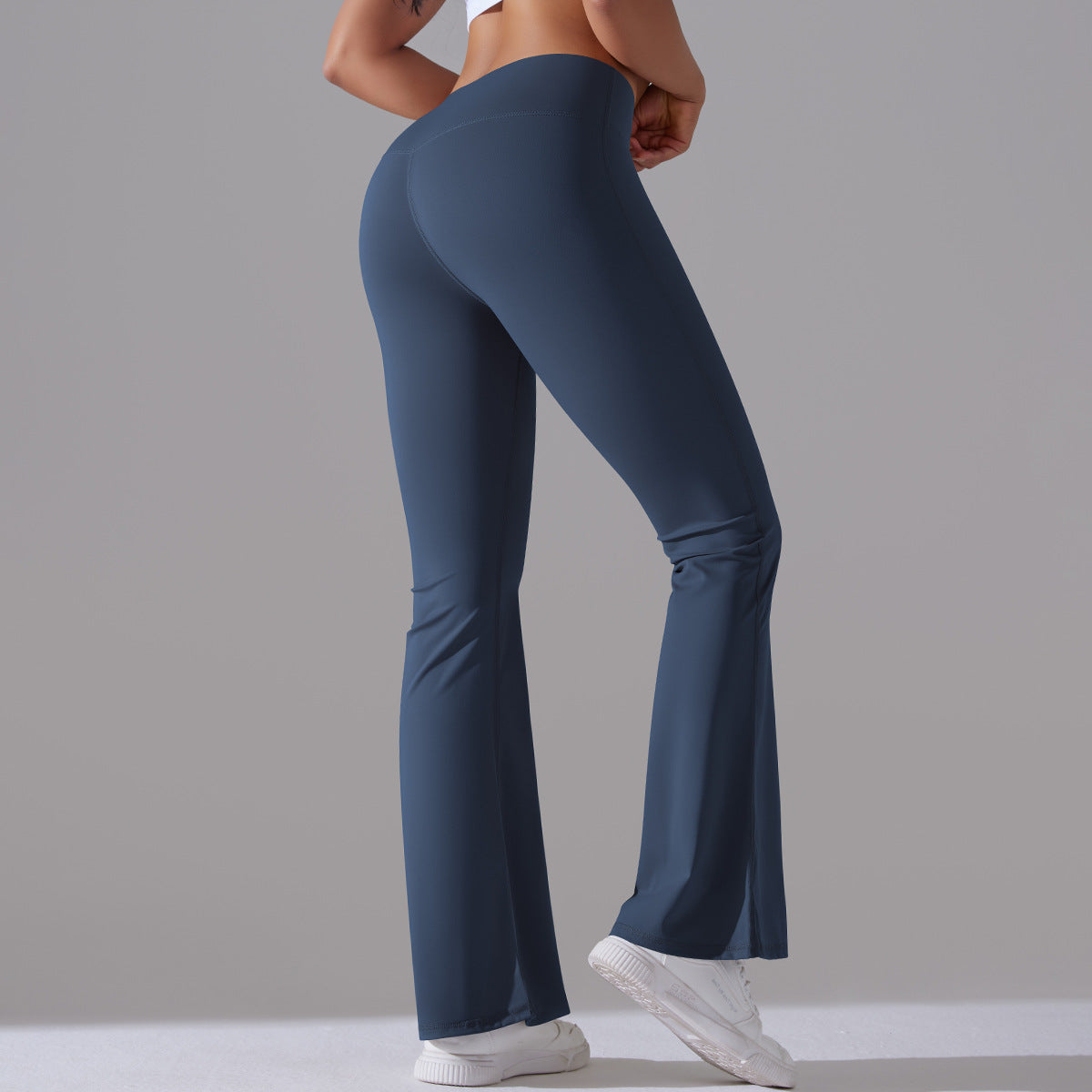 Sculpt & Flare High-Waist Gym Leggings