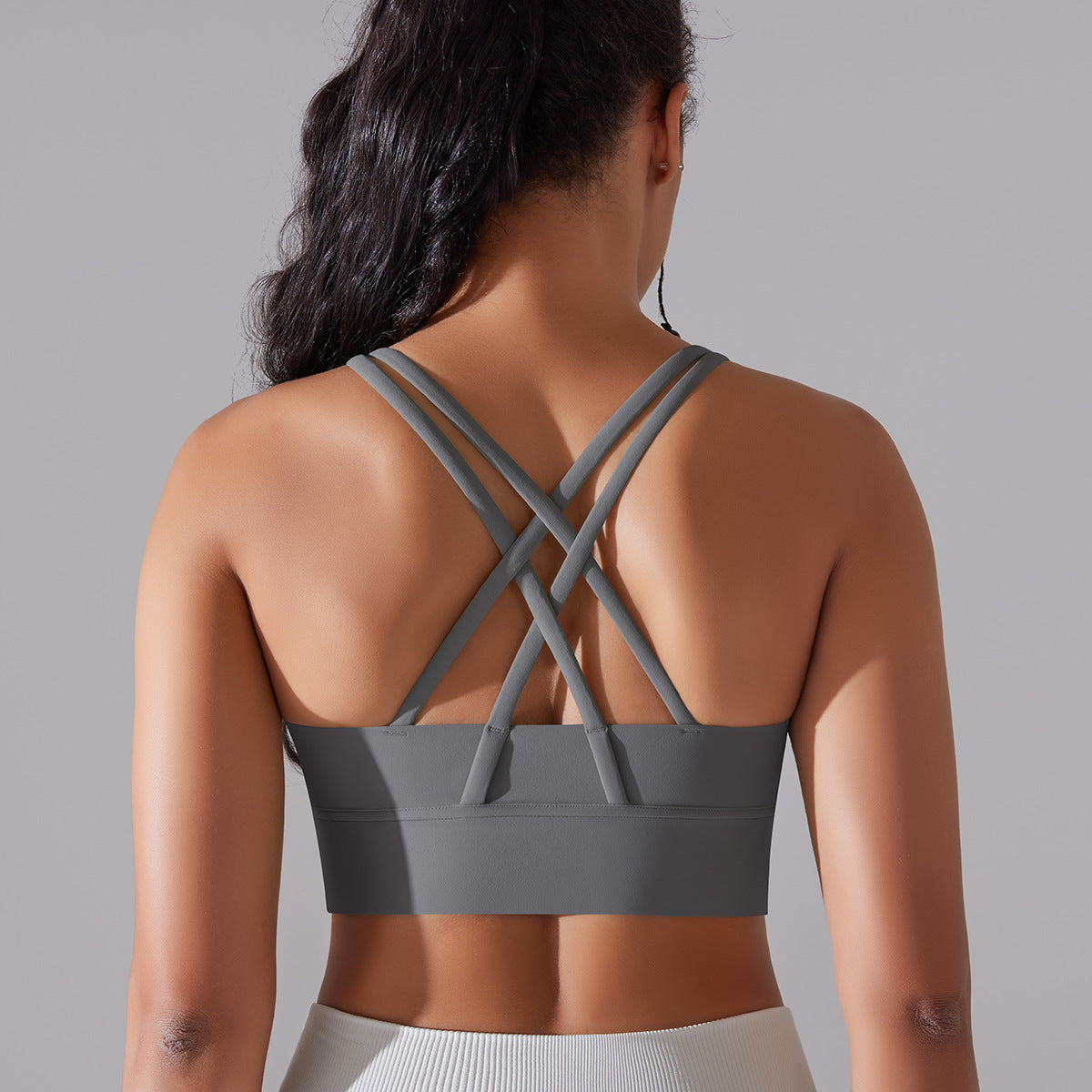 Double-Cross Shockproof Sports Bra