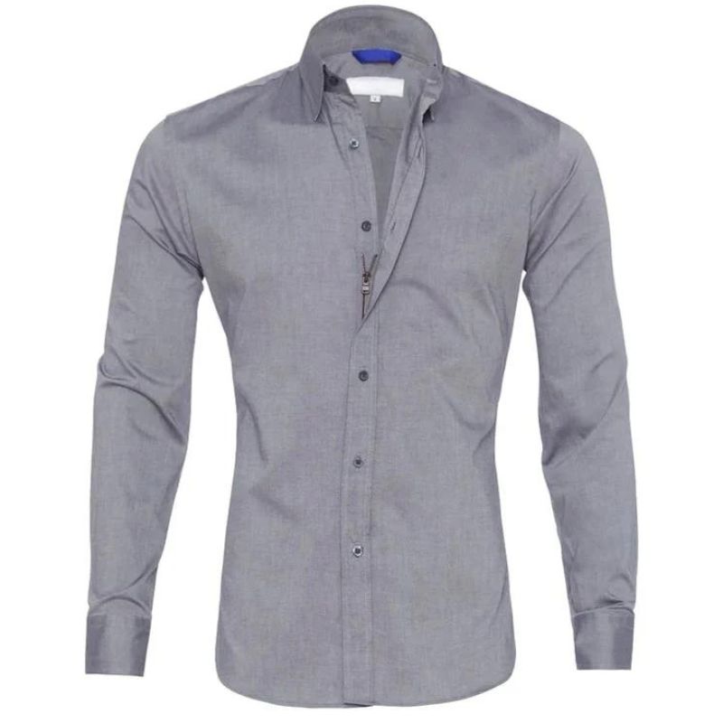 Fabian™  Wrinkle-free zip-up shirt