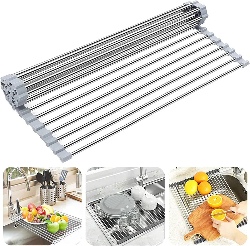 EasyRack™ seque todos os seus utensílios de cozinha facilmente