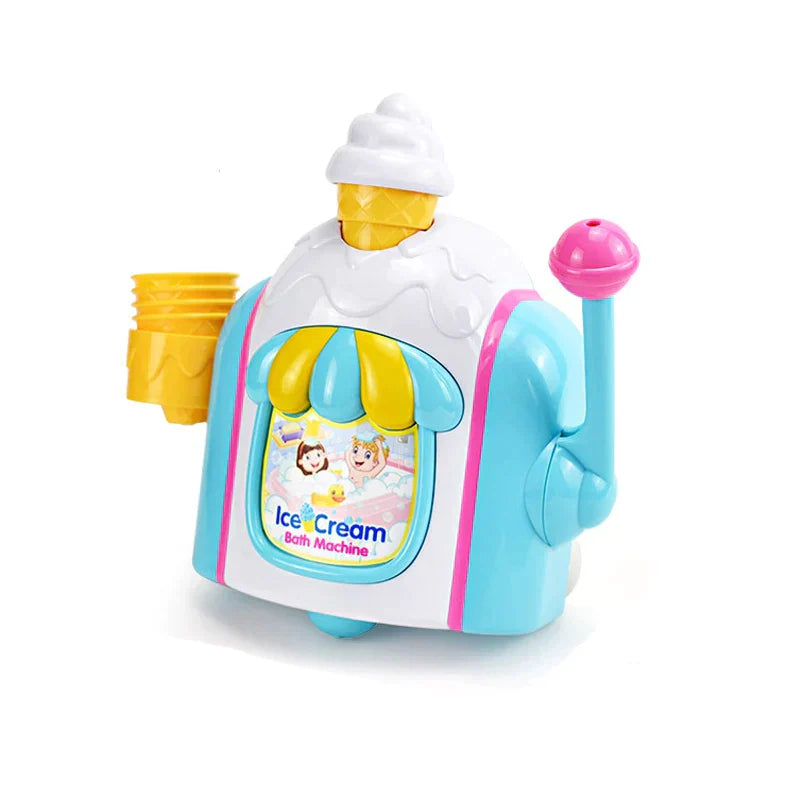 Brinquedo de Banho Ice Cream Bath Toy™ - Móbiles de Espuma - Banho com um dispensador de sabão