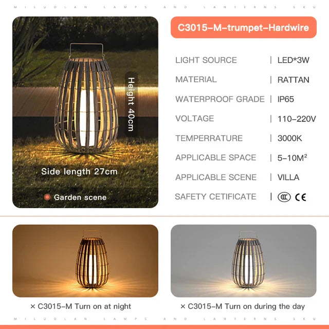 Lina Rattan Lantern