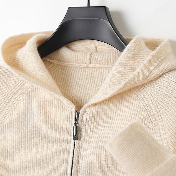 Royal Cashmere Merino Ull Zip-Up