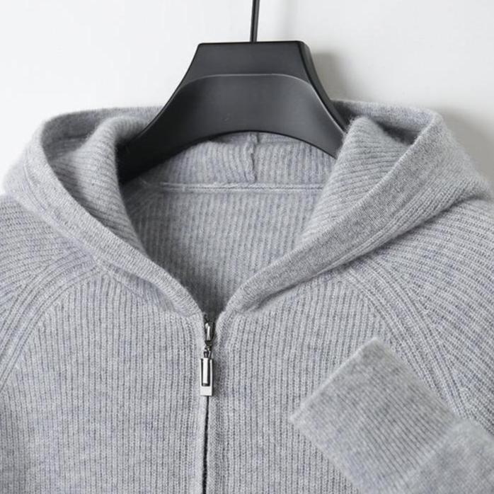 Royal Cashmere Merino Ull Zip-Up