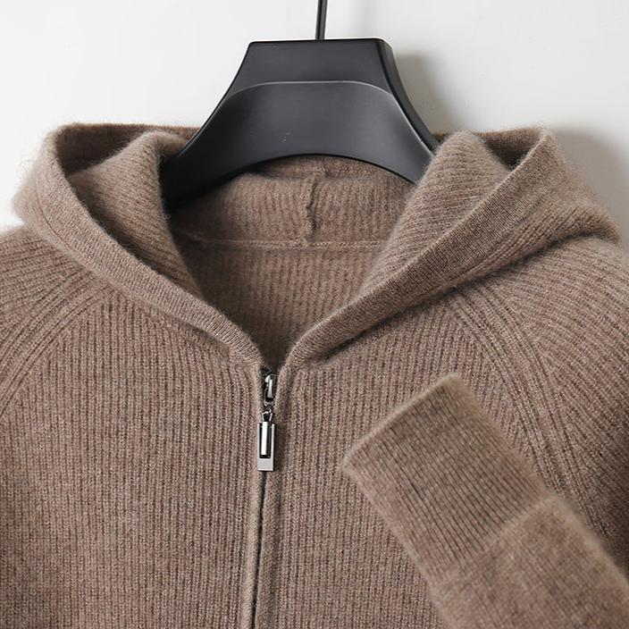 Royal Cashmere Merino Ull Zip-Up