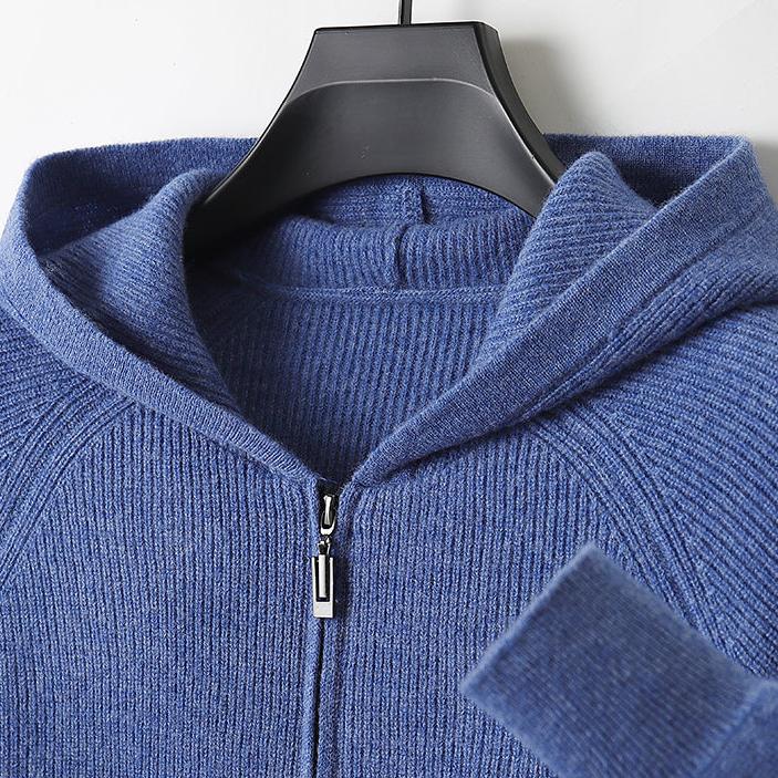 Royal Cashmere Merino Ull Zip-Up