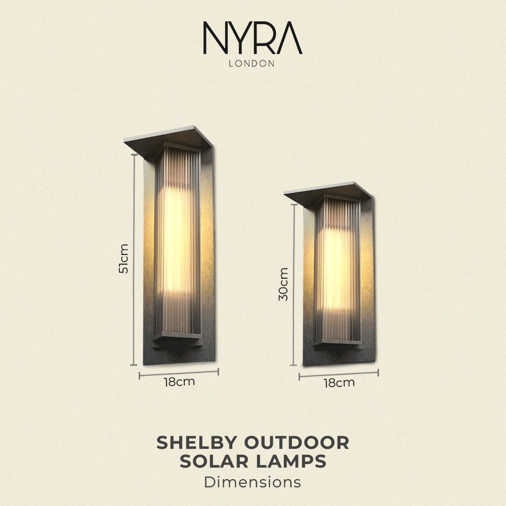 Lampes solaires d'extérieur Shelby