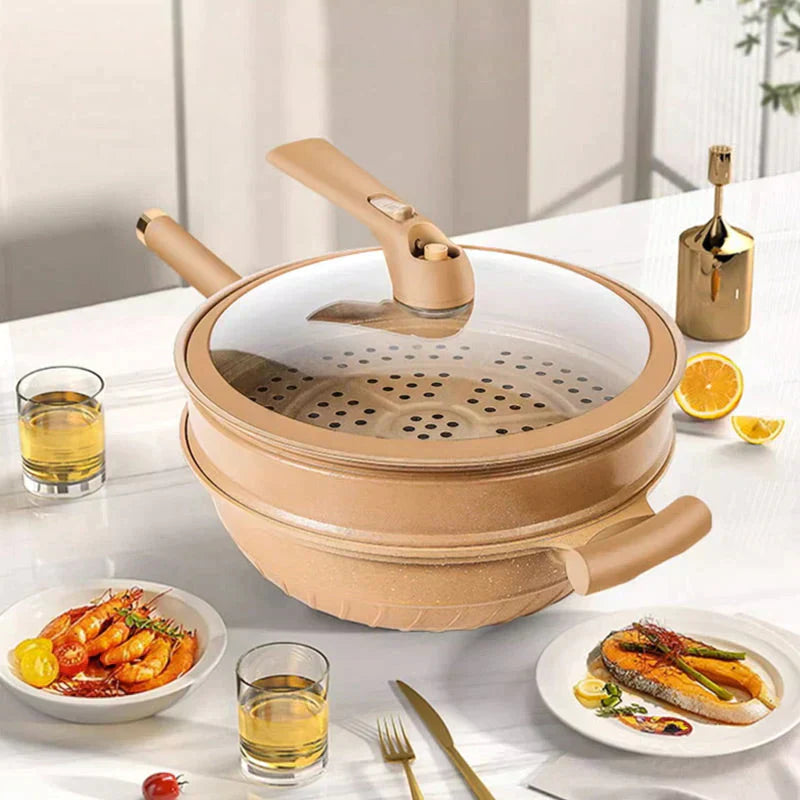 Eco Cuisine - Wok Premium para todas as fontes de calor