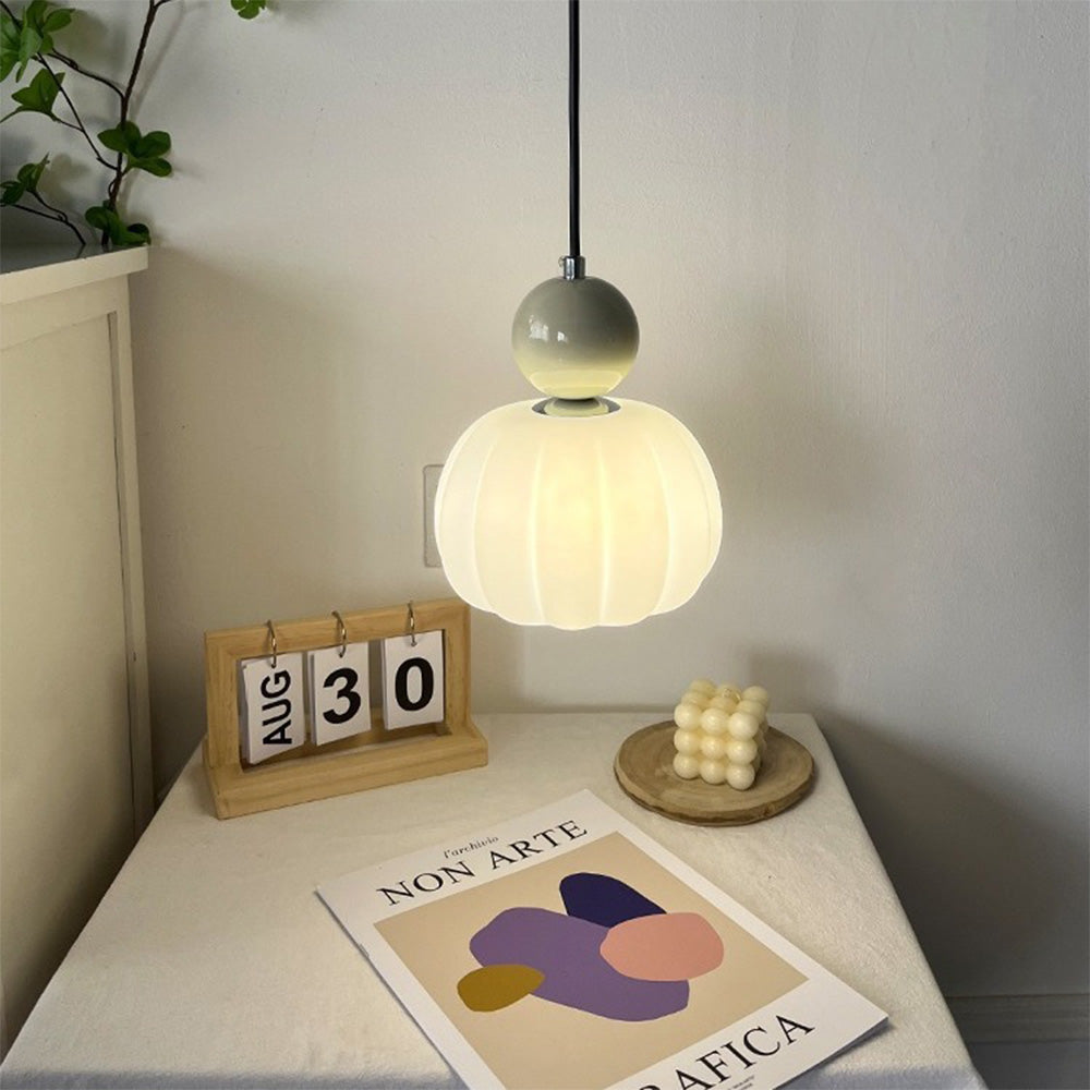 Mini Pumpkin Shade Pendant Lamp