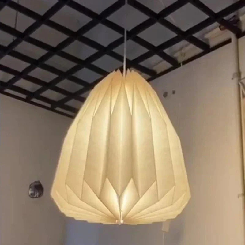 OrigamiLight - Pantalla de papel para farolillos de estilo nórdico moderno