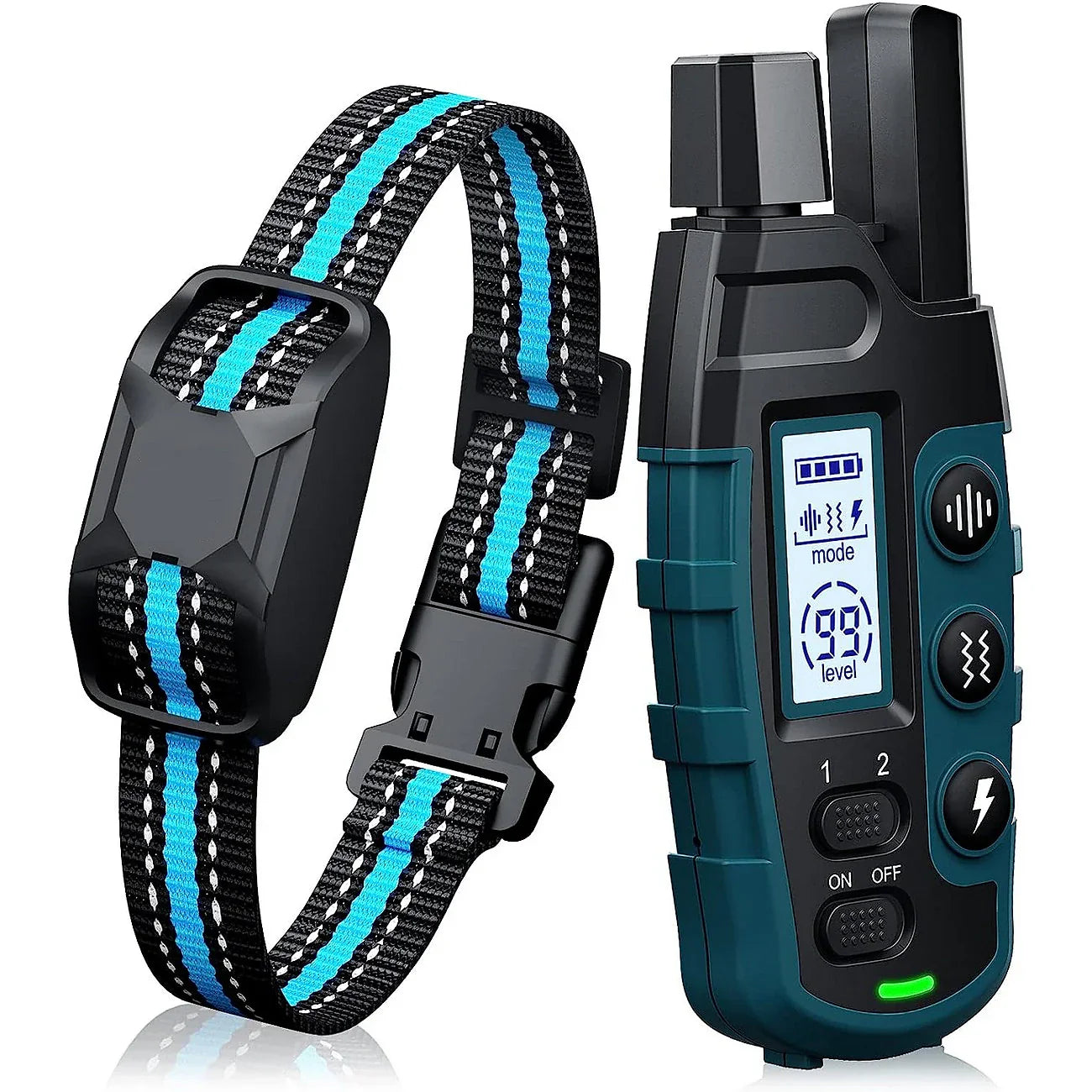 Premium 1000m Dog Training Collar with Remote - Waterproof, Rechargeable E-Collar for All Dog Sizes