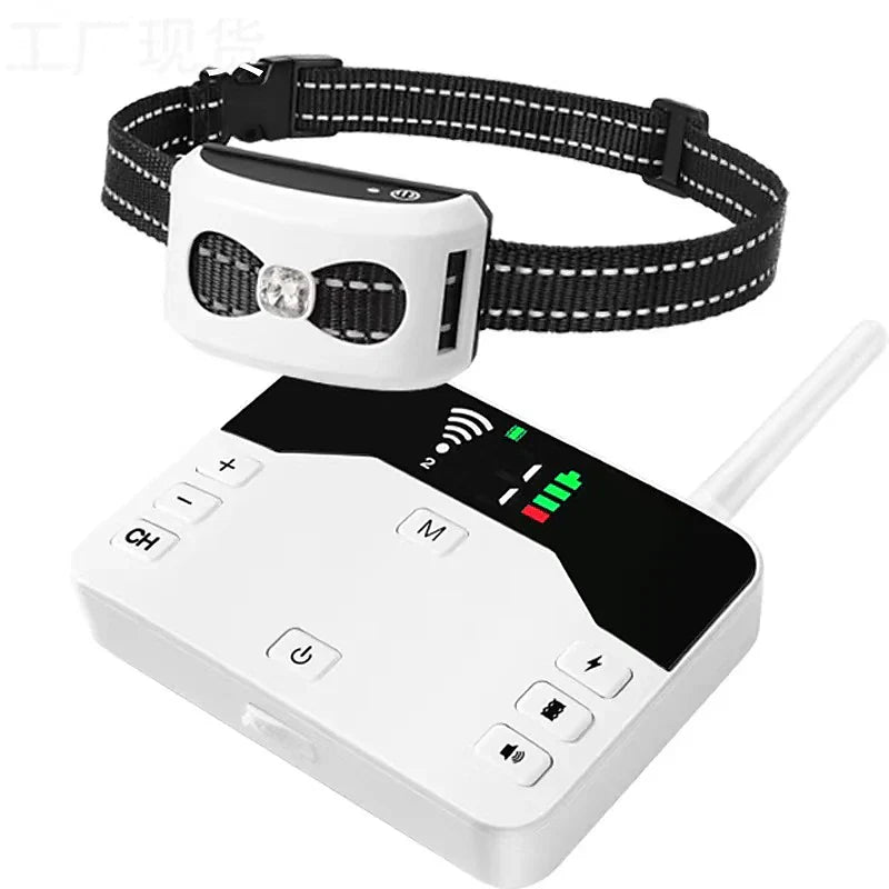 Recinto per cani wireless 2 in 1 e collare da addestramento per esterni