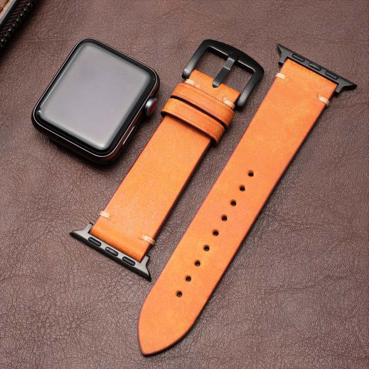 Premium italienisches Leder Apple Watch Band