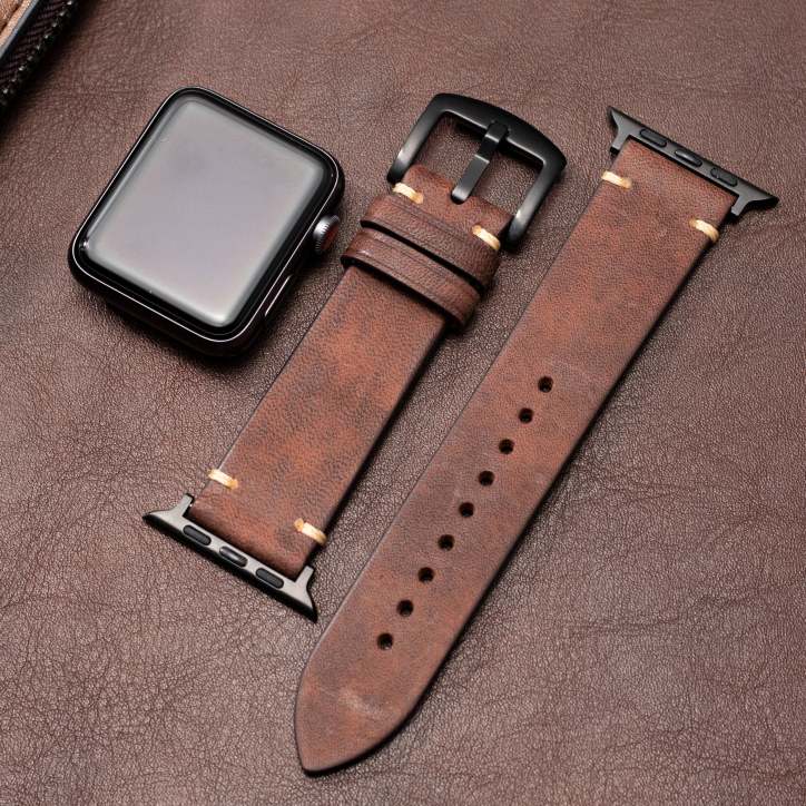 Premium italienisches Leder Apple Watch Band