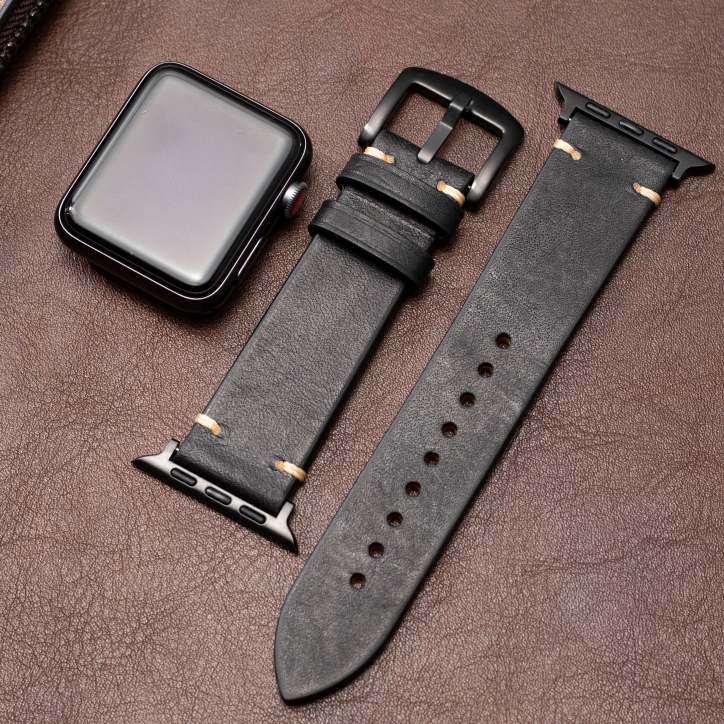 Premium italienisches Leder Apple Watch Band