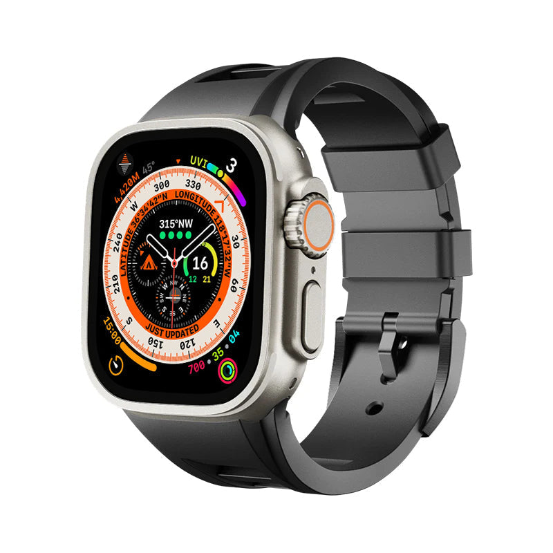 RM Sport FKM Cinturino in Gomma per Apple Watch