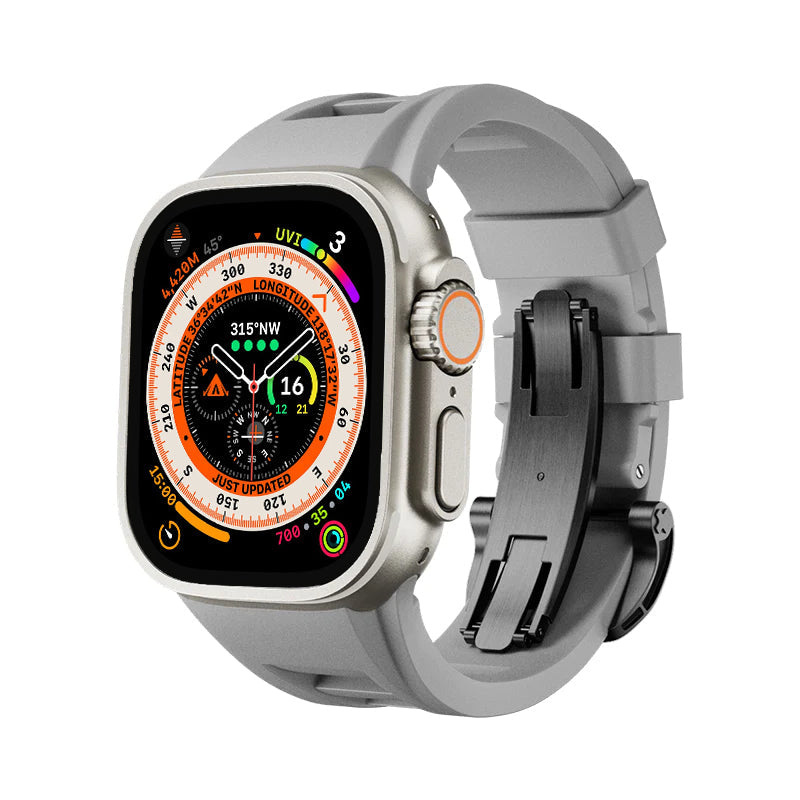 RM Sport FKM Cinturino in Gomma per Apple Watch