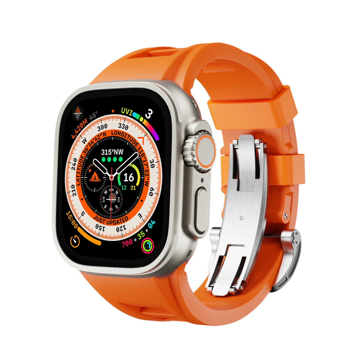 RM Sport FKM Rubber Band Voor Apple Watch