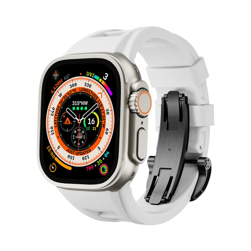 RM Sport FKM Cinturino in Gomma per Apple Watch