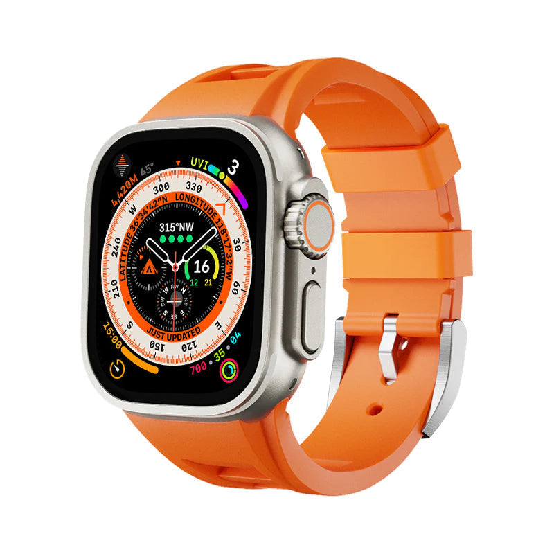 RM Sport FKM Cinturino in Gomma per Apple Watch