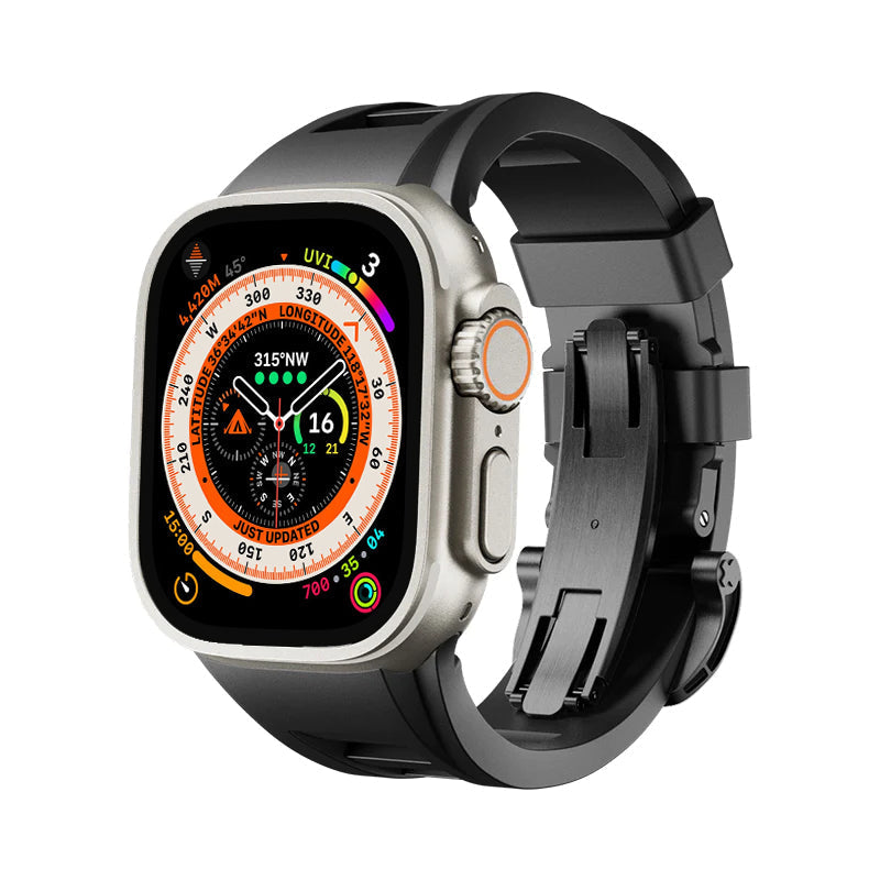 RM Sport FKM Cinturino in Gomma per Apple Watch