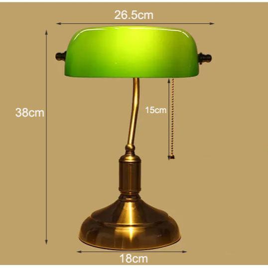 Eureka – Lámpara de mesa de cristal europea