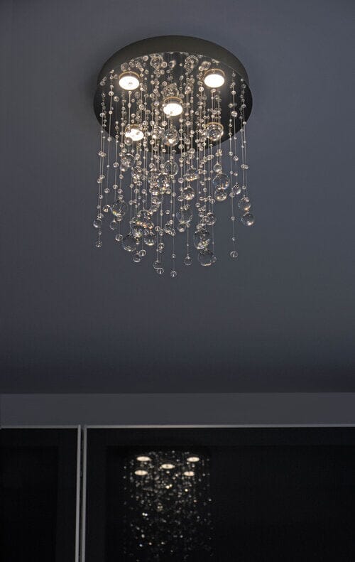 Rainfall Crystal Chandelier