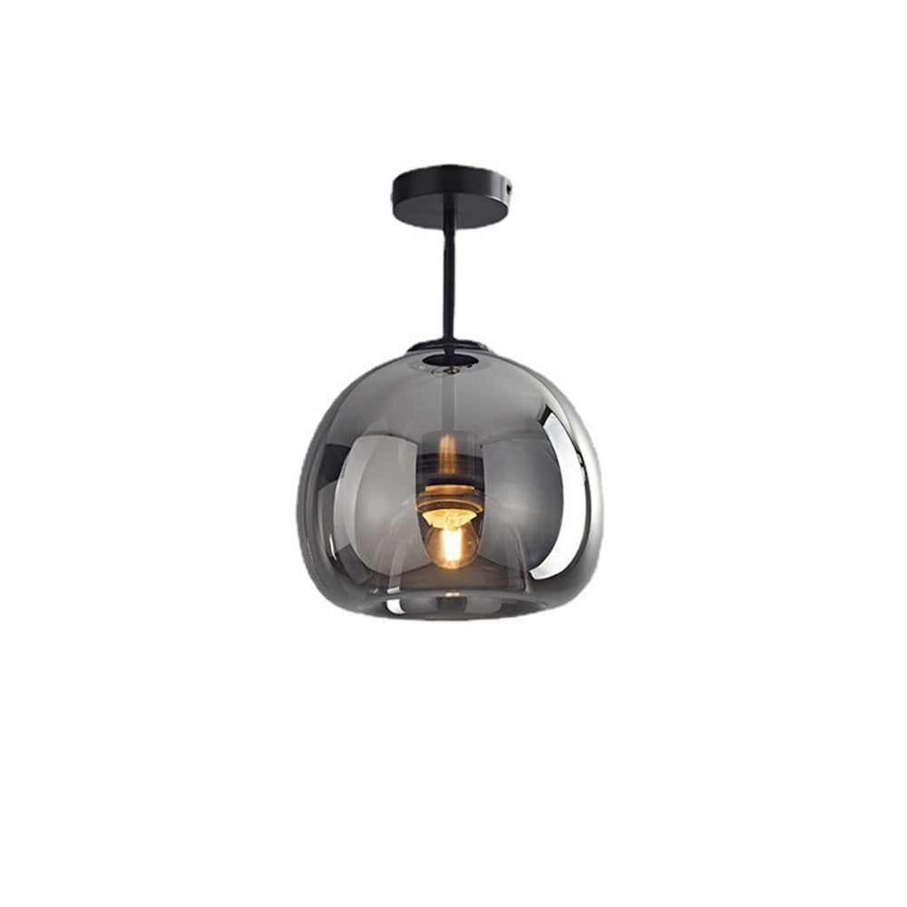 Kopparglas Semi Flush Mount Taklampa