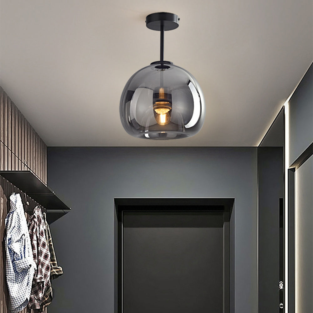 Kopparglas Semi Flush Mount Taklampa