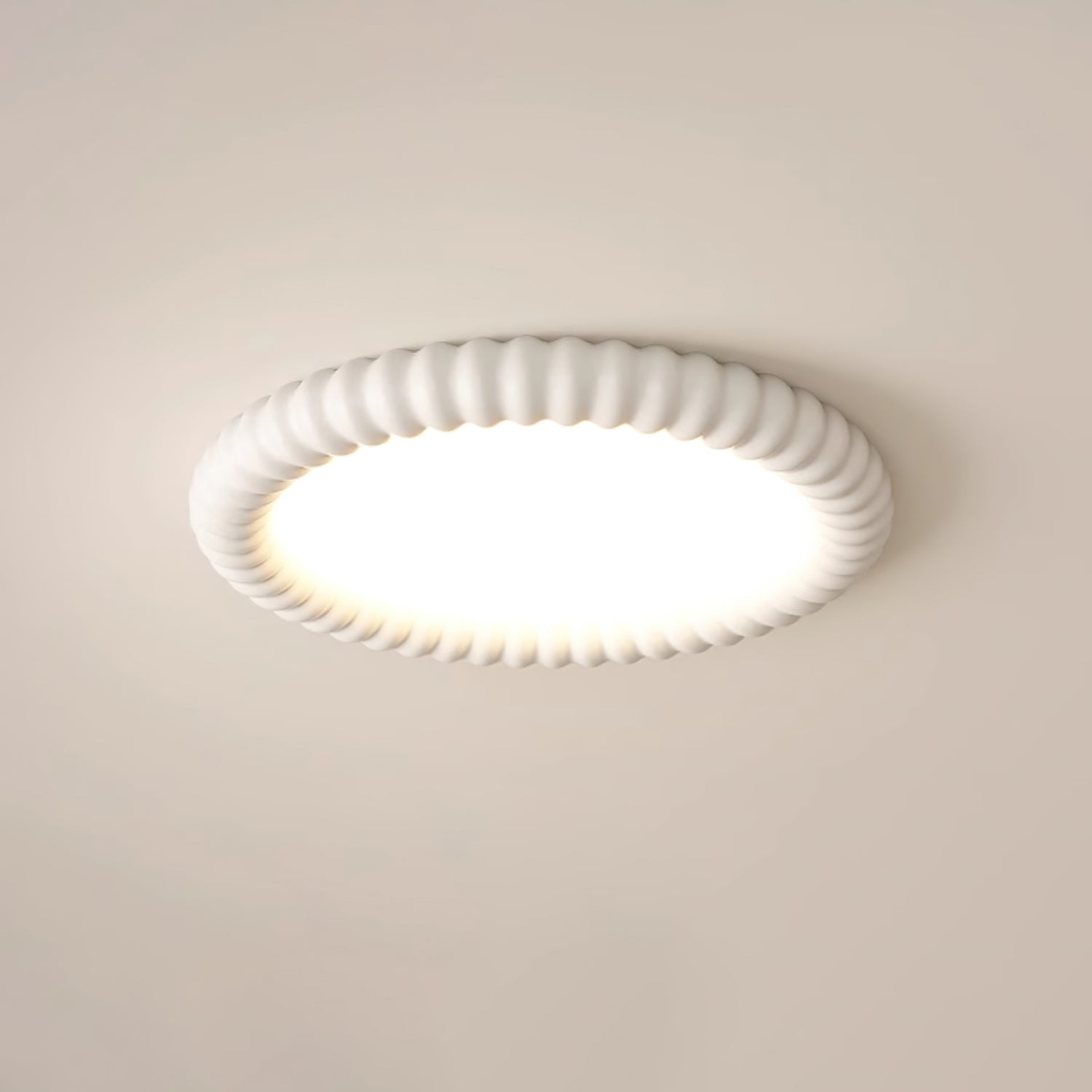 Ripple – Moderne Halo-taklampe