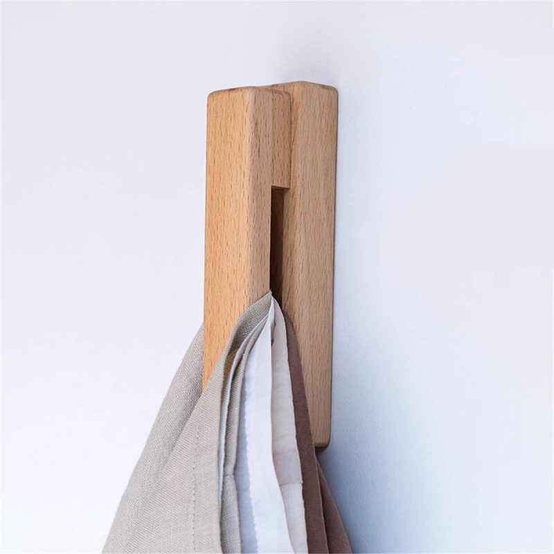 Nordic Wooden Towel Holders for the Bathroom