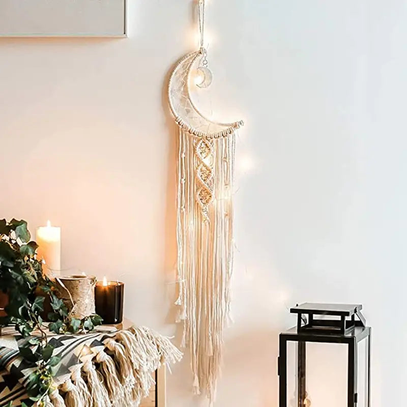 Moonlit Macrame Wall Hanging