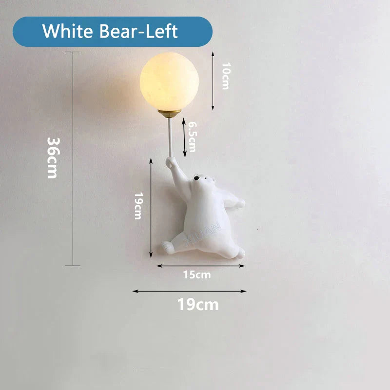 Polar Bear Wall Lamp