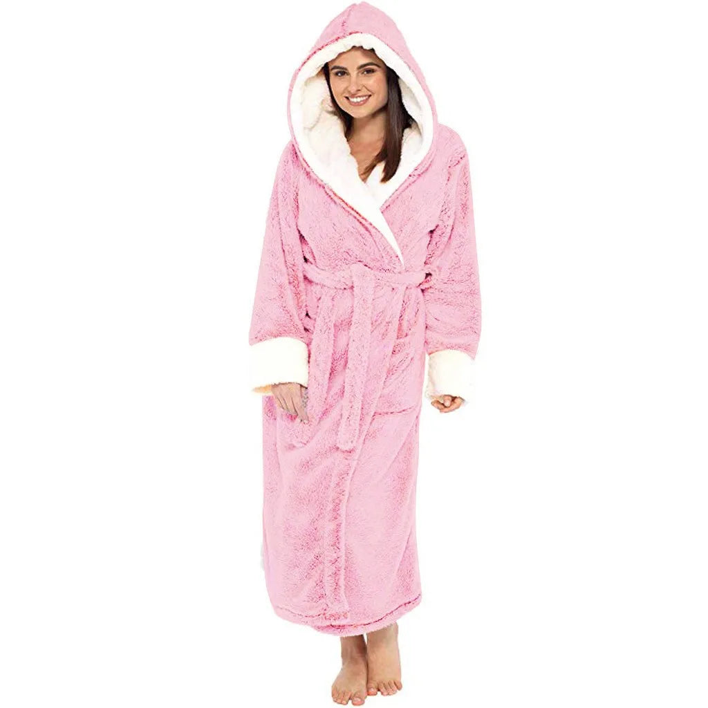 VelvetWrap – Long Plush Bathrobe