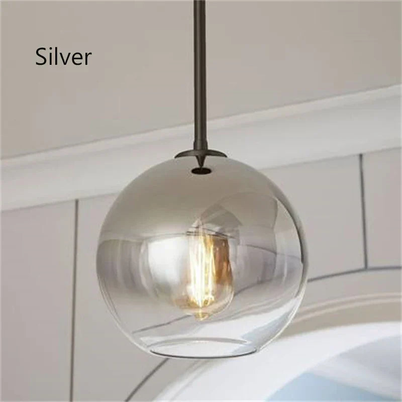 Lampe à boule en verre dégradé Vrimlo