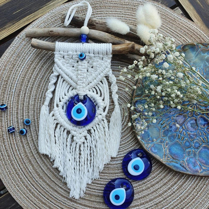 Handmade Evil Eye Wall Hanging