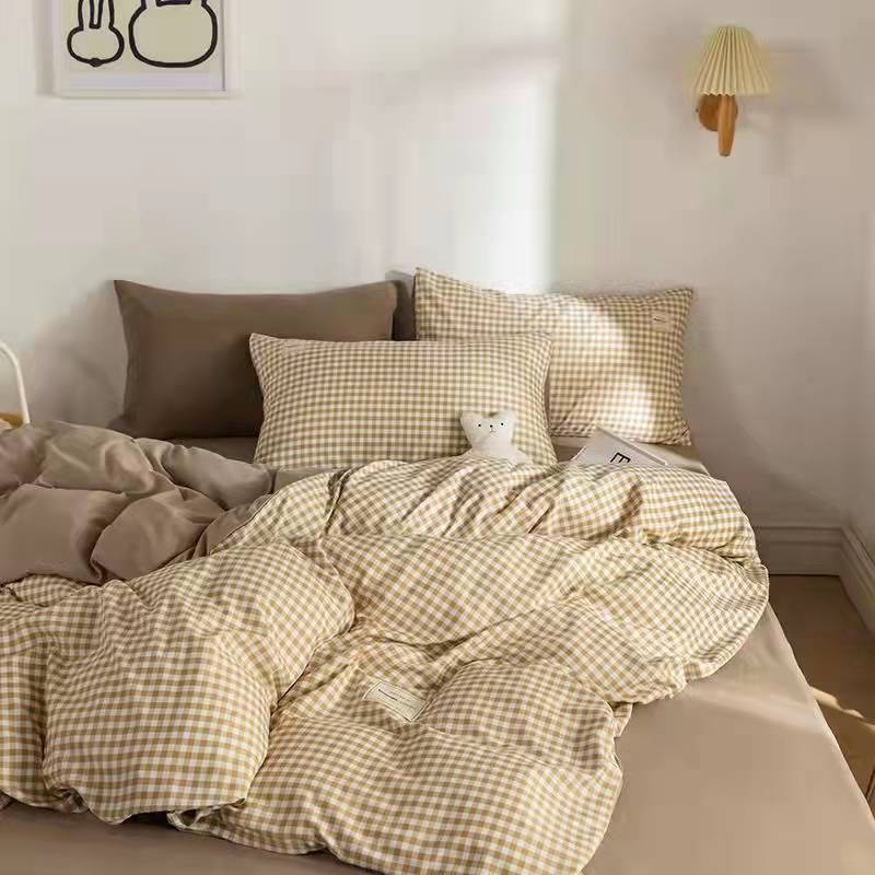 Soft Checkerboard Bedding Collection