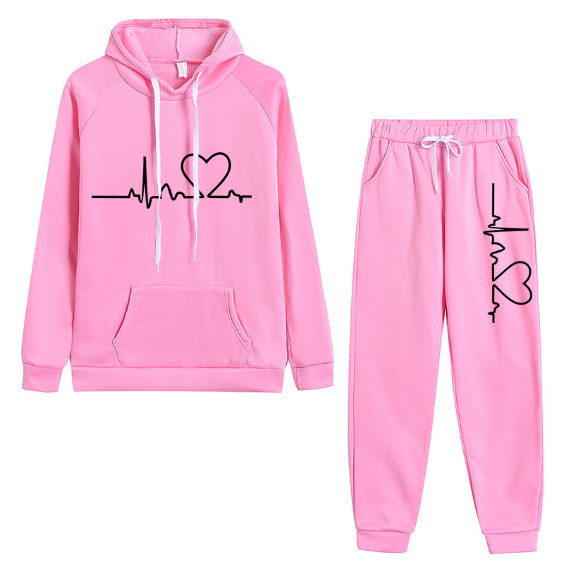 Pleasant and comfortable Set | Soft hoodie + long pants