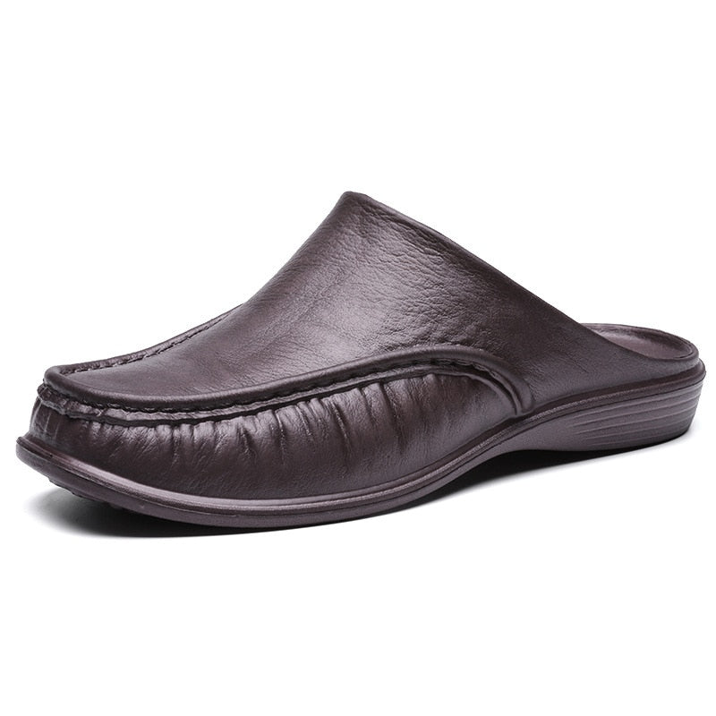 Black men's loafers slippers - Maximilian