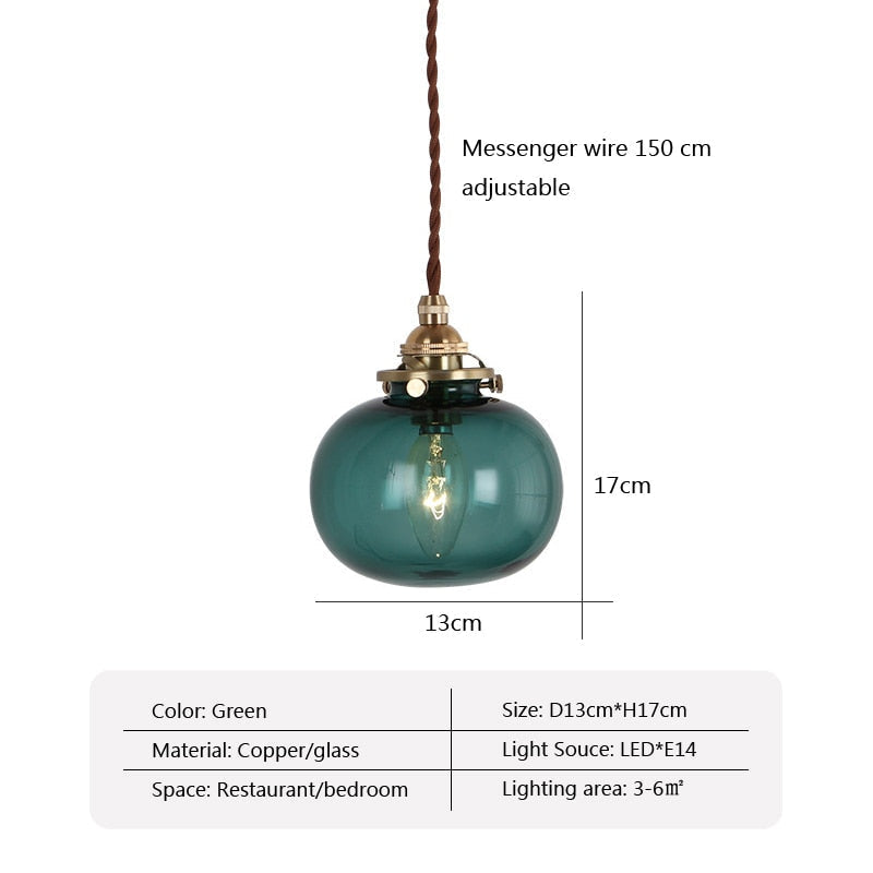 Kaolak - Retro Glass Pendant Light