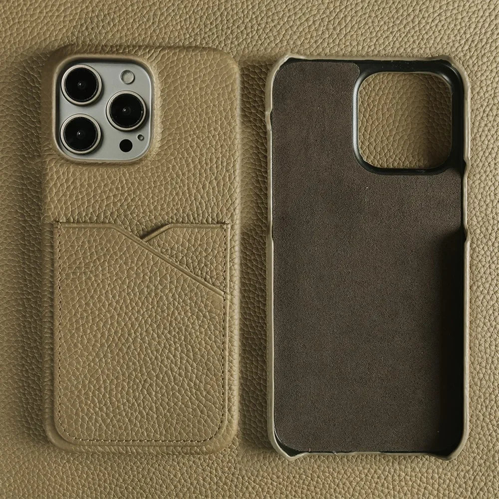 SlimLine Genuine Leather Phone Cover