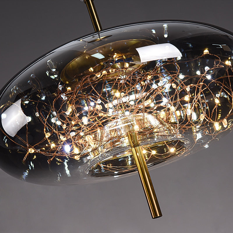 Haydée Glass Star Pendant Light lamp