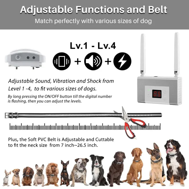 Sistema di recinzione elettrica per cani wireless Himalayan Paw