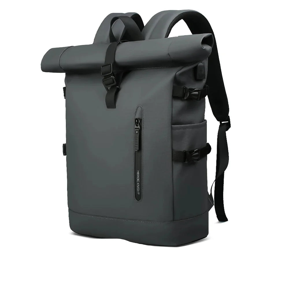 Erweiterbarer Reiserucksack – wasserdichte Laptoptasche mit großem Fassungsvermögen und USB-Anschluss zum Wandern, Radfahren und für den täglichen Gebrauch