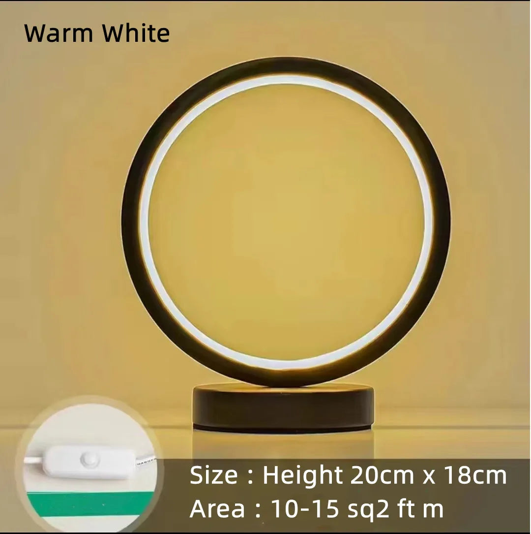 Modern LED Circular Table Lamp