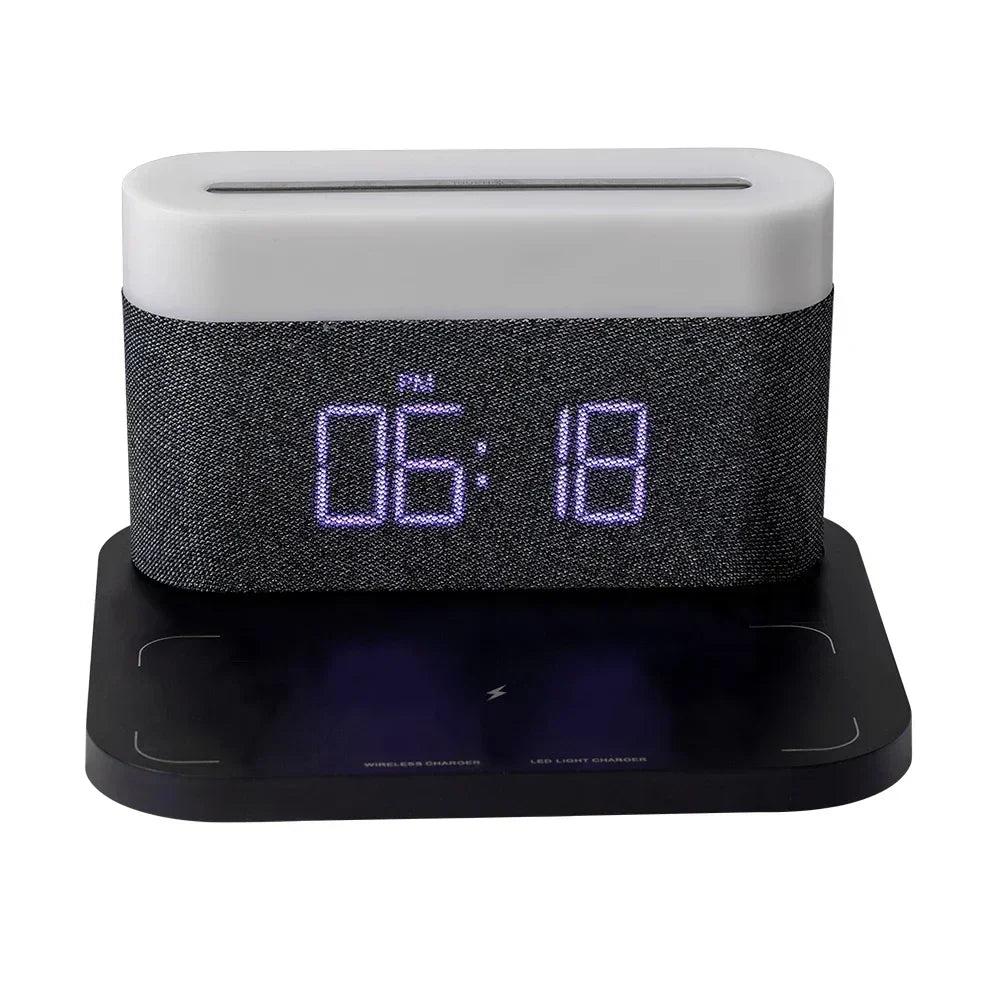 Multifunctional - 15W Charging Station with Illuminated Alarm