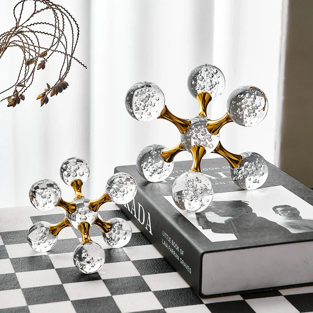 Helix Crystal Molecule Decor