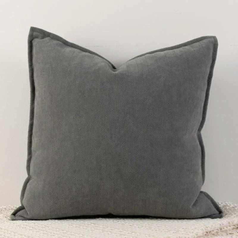 ChenilleCozy - Capa de Almofada Simples para Decoração de Casa e Quarto