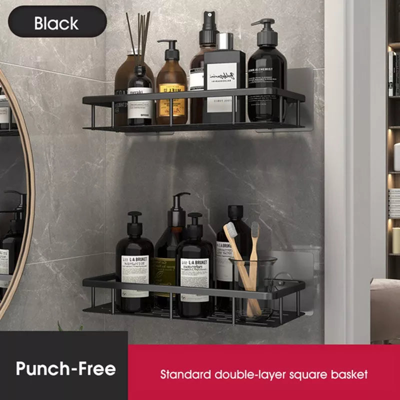 No-Drill Bathroom Corner Shelf: Stylish and Practical Shower Storage Solution