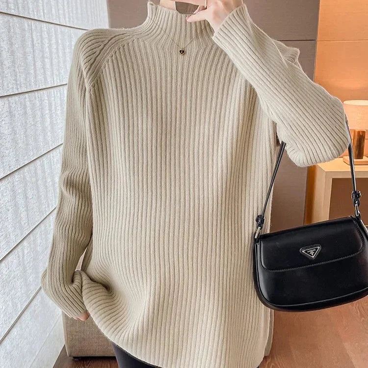 Turtleneck Maternity Sweater